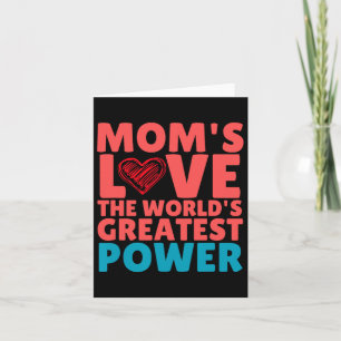 Mum's Love Shirt For Mother's Day Gifts For Kids Card