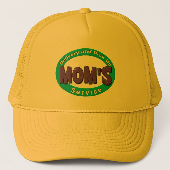 Mum's Pick Up and Delivery Service Trucker Hat (Front)