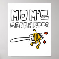 Mum's Spaghetti Funny Toddler Kids 