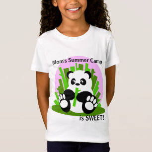 Mum's Summer Camp Panda T-Shirt