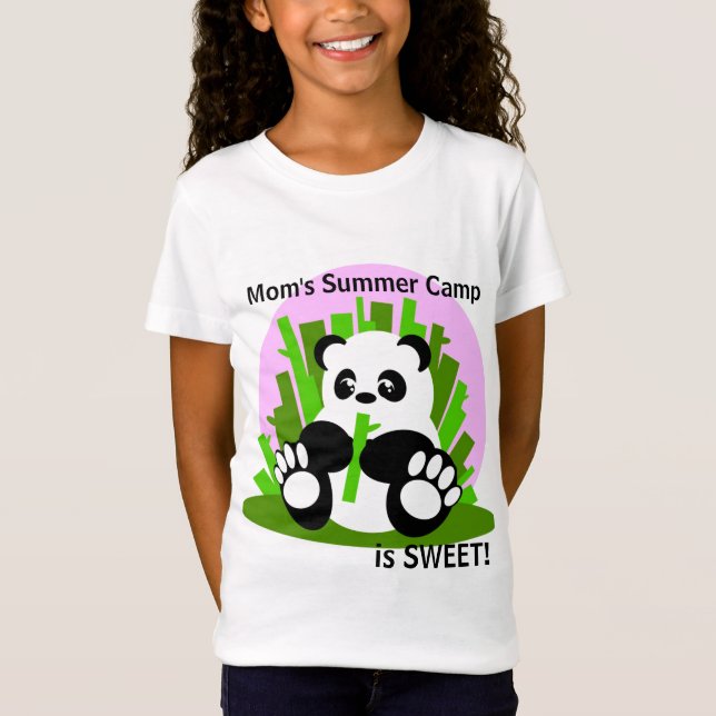 Mum's Summer Camp Panda T-Shirt (Front)