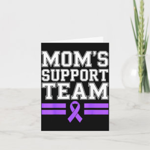 Mum's support team family lupus awareness sle card