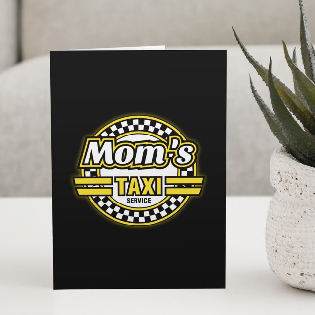 Mum's Taxi Service Holiday Card (Creator Uploaded)