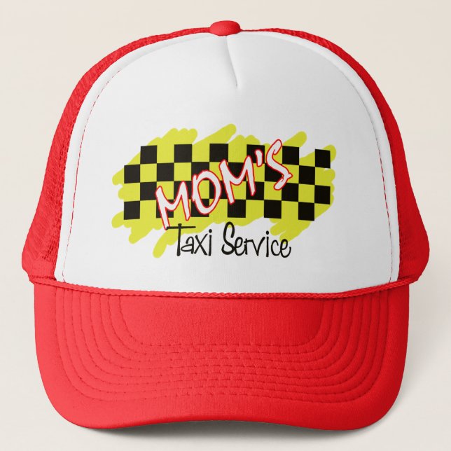 mum's taxi service trucker hat (Front)