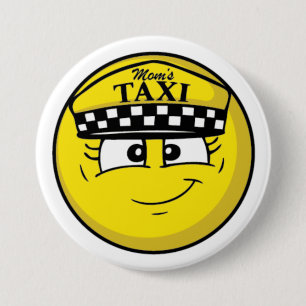Mum's Taxi Standard, 3" Inch Round Button