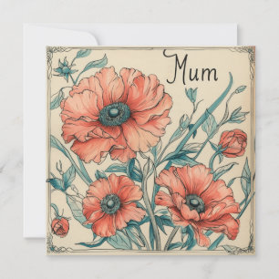 Mum's Tender Love: Heartfelt Notecards