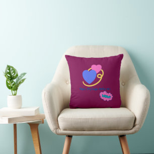 Mum's Tiny Hugs Amaze Me Grey Summer  Baby Cushion