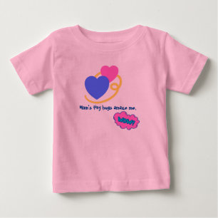 Mum's Tiny Hugs Amaze Me Grey Summer Baby T-Shirt