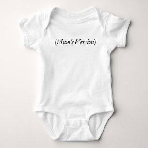 (Mum's Version) Taylor Swift Inspired Swiftie Baby Bodysuit