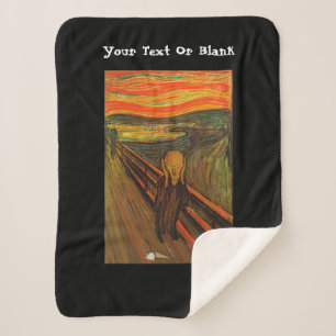 Munch - The Ice Scream Sherpa Blanket