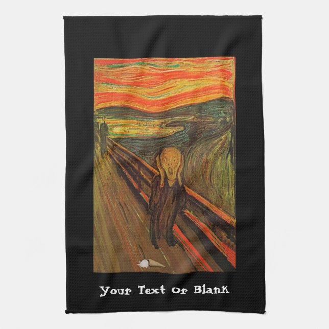 Munch - The Ice Scream Tea Towel (Vertical)