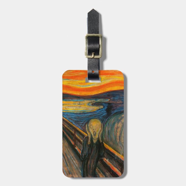 Munch The Scream Luggage Tag (Front Vertical)