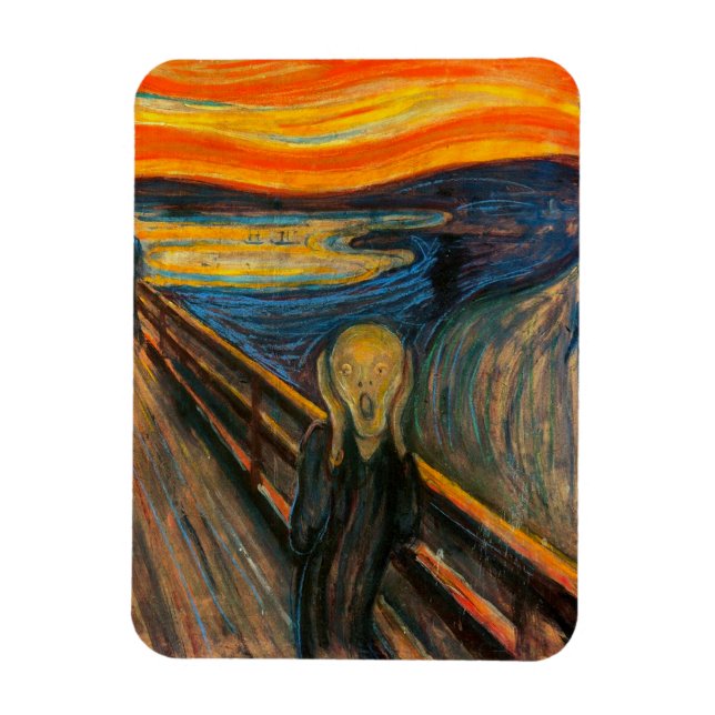 Munch The Scream Magnet (Vertical)