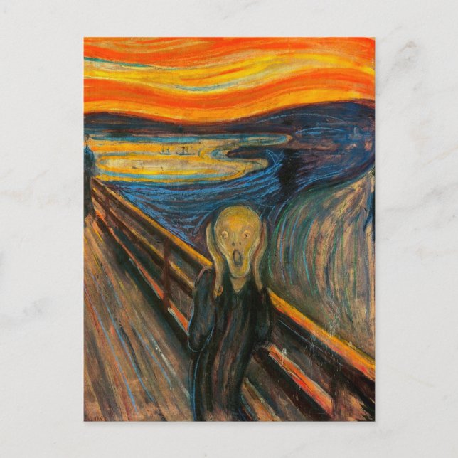 Munch The Scream Postcard (Front)