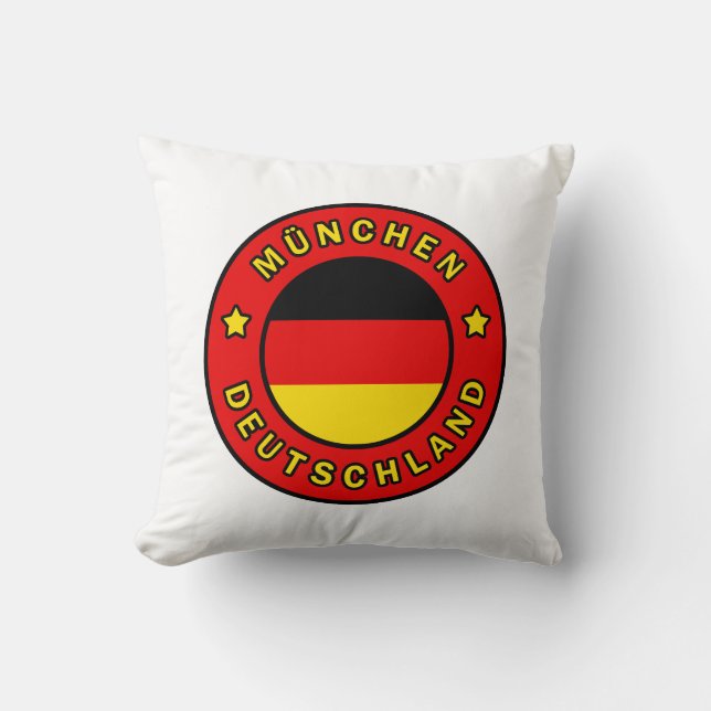 München Deutschland Cushion (Front)