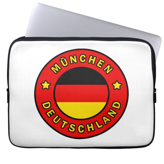 München Deutschland Laptop Sleeve (Front)