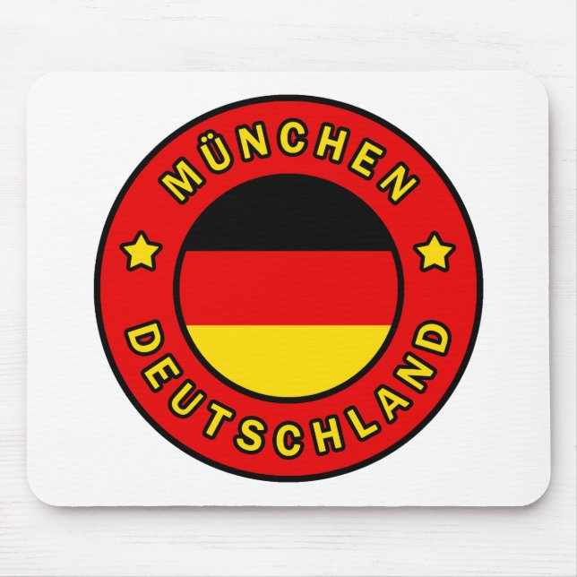 München Deutschland Mouse Pad (Front)
