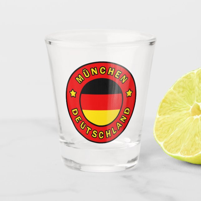 München Deutschland Shot Glass (Front)