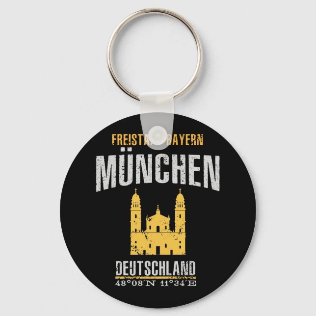 München Key Ring (Front)