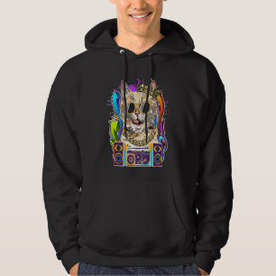 Munchkin Cat Hip Hop 90s Rap Music Hoodie