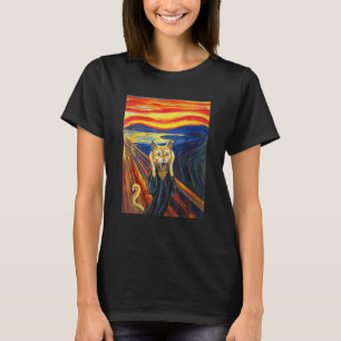 Munch's The Scream  Painting Cat T-Shirt