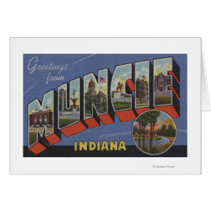 Muncie, Indiana - Large Letter Scenes