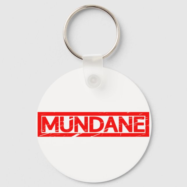 Mundane Stamp Key Ring (Front)