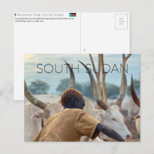 Mundari Tribe, South Sudan Travel Postcard