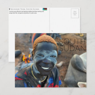 Mundari Tribe, South Sudan Travel Postcard