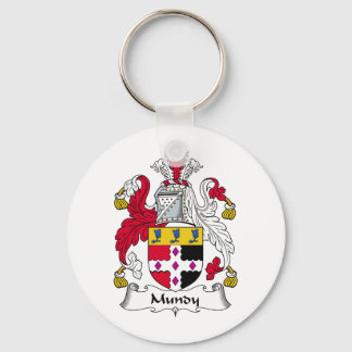 Mundy Family Crest Key Ring