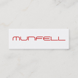 MUNFELL MINI BUSINESS CARD