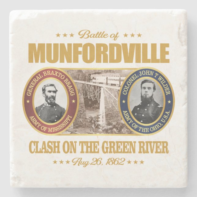 Munfordville (FH2) Stone Coaster (Front)