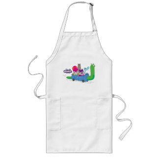 Mung, Chowder, Shnitzel, & Truffles in Snail Car Long Apron