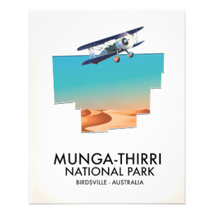 Munga-Thirri National Park Birdsville Australia  Flyer