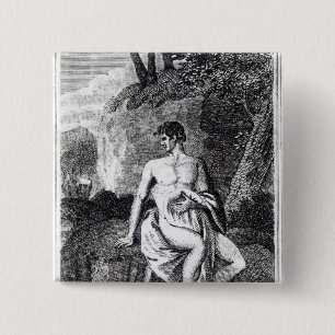 Mungo Park in Africa 15 Cm Square Badge