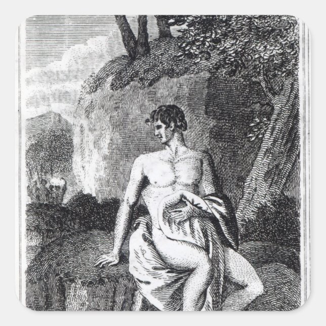 Mungo Park in Africa Square Sticker (Front)