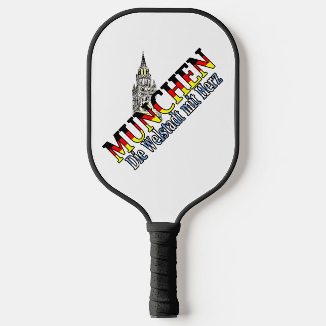 Munich Bavaria Germany Pickleball Paddle (Front)