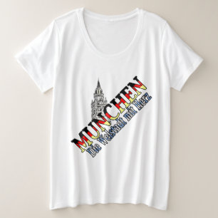 Munich Bavaria Germany Plus Size T-Shirt