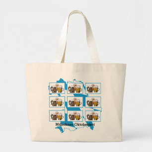 Munich Bavarian OKTOBERFEST Large Tote Bag