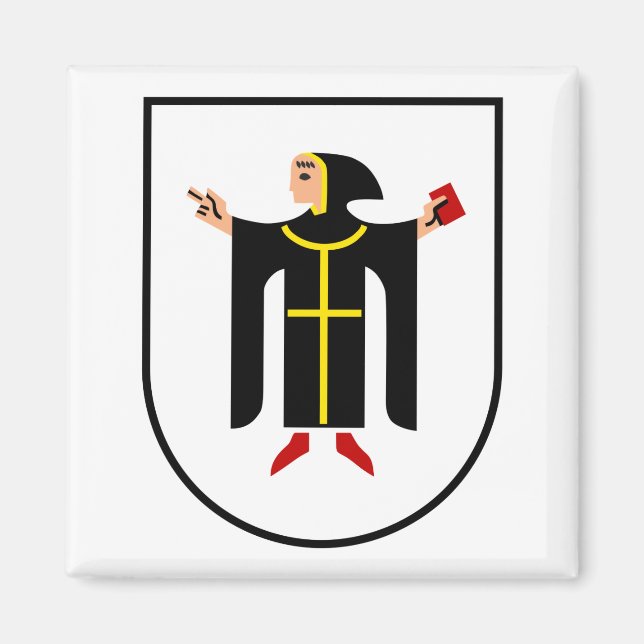 Munich Coat of Arms Magnet (Front)