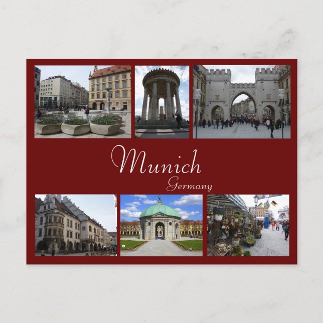 Munich Collage Postcard (Front)