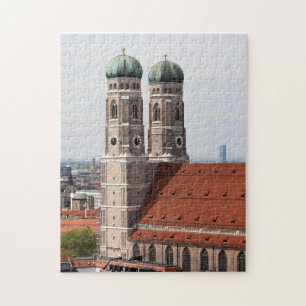 Munich Frauenkirche Cathedral - 11x14 - 252 pieces Jigsaw Puzzle