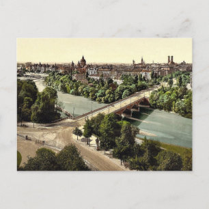 Munich from the Maximilianeum, Bavaria, Germany vi Postcard