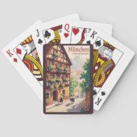 Munich Germany Bavaria Illustration Travel Art