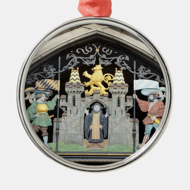 Munich, Germany Metal Tree Decoration (Front)