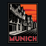 munich germany oktoberfest art deco retro poster<br><div class="desc"></div>