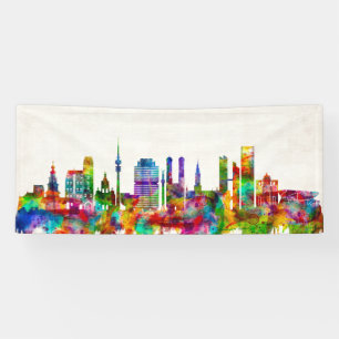 Munich Germany Skyline Banner