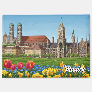 Munich Germany Travel Magnet