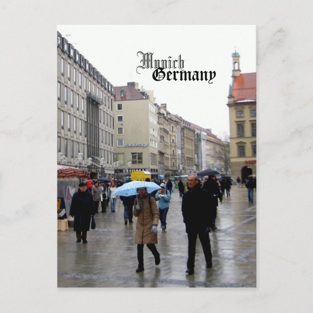 Munich Germany Travel Souvenir Postcard (Front)