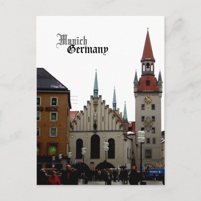 Munich Germany Travel Souvenir Postcard (Front)